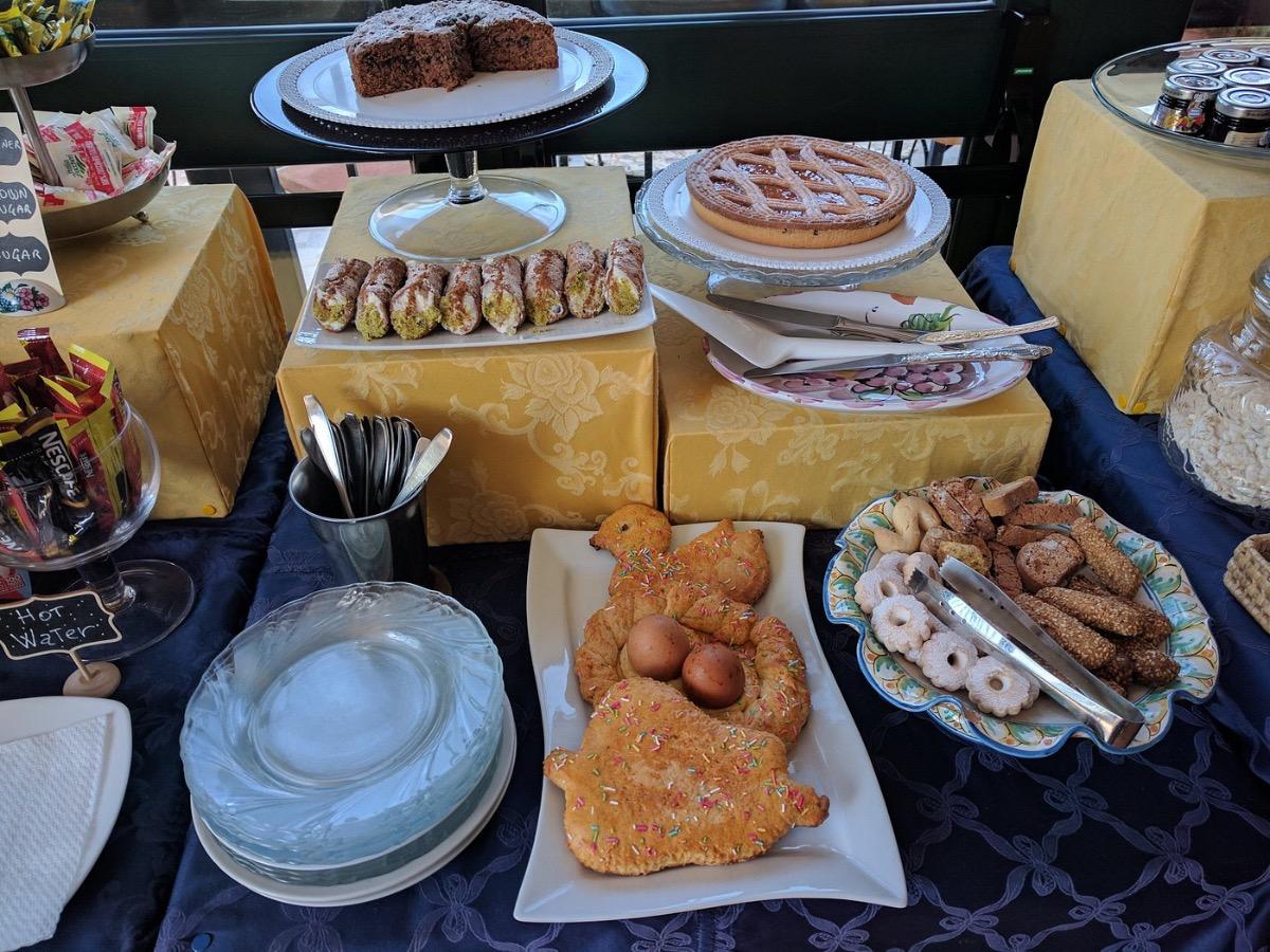 La colazione di B&B VILLA MARIA GIOVANNA ***