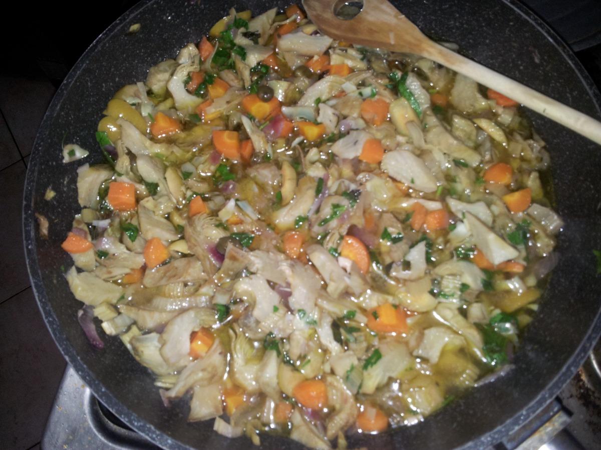 soup with sicilian chickpeas