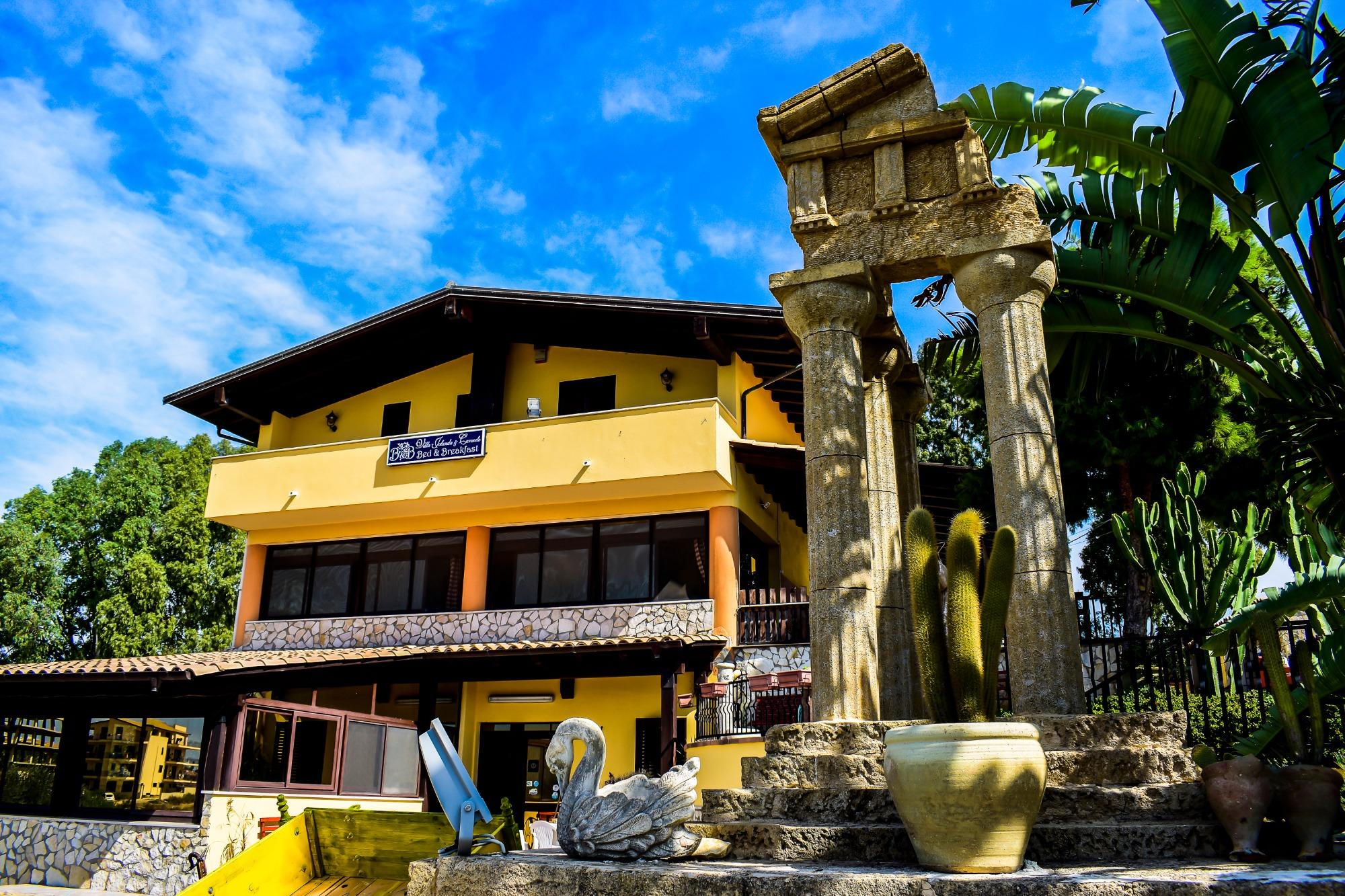 panoramica della villa