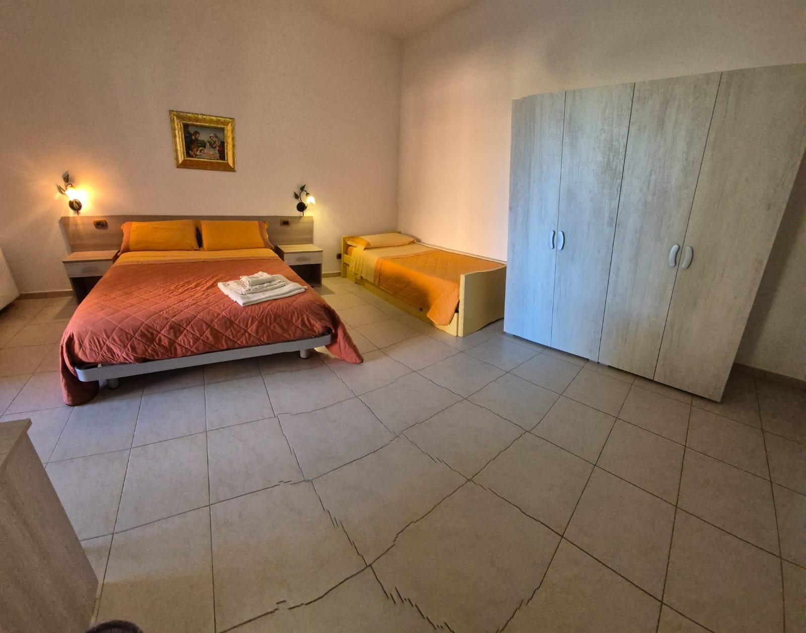 tripla con terrazzo e cucina