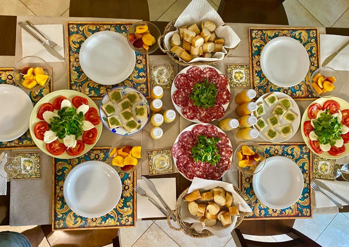La colazione di B&B MAREAGRÒ