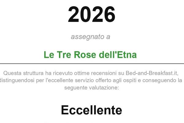 Le Tre Rose dell'Etna