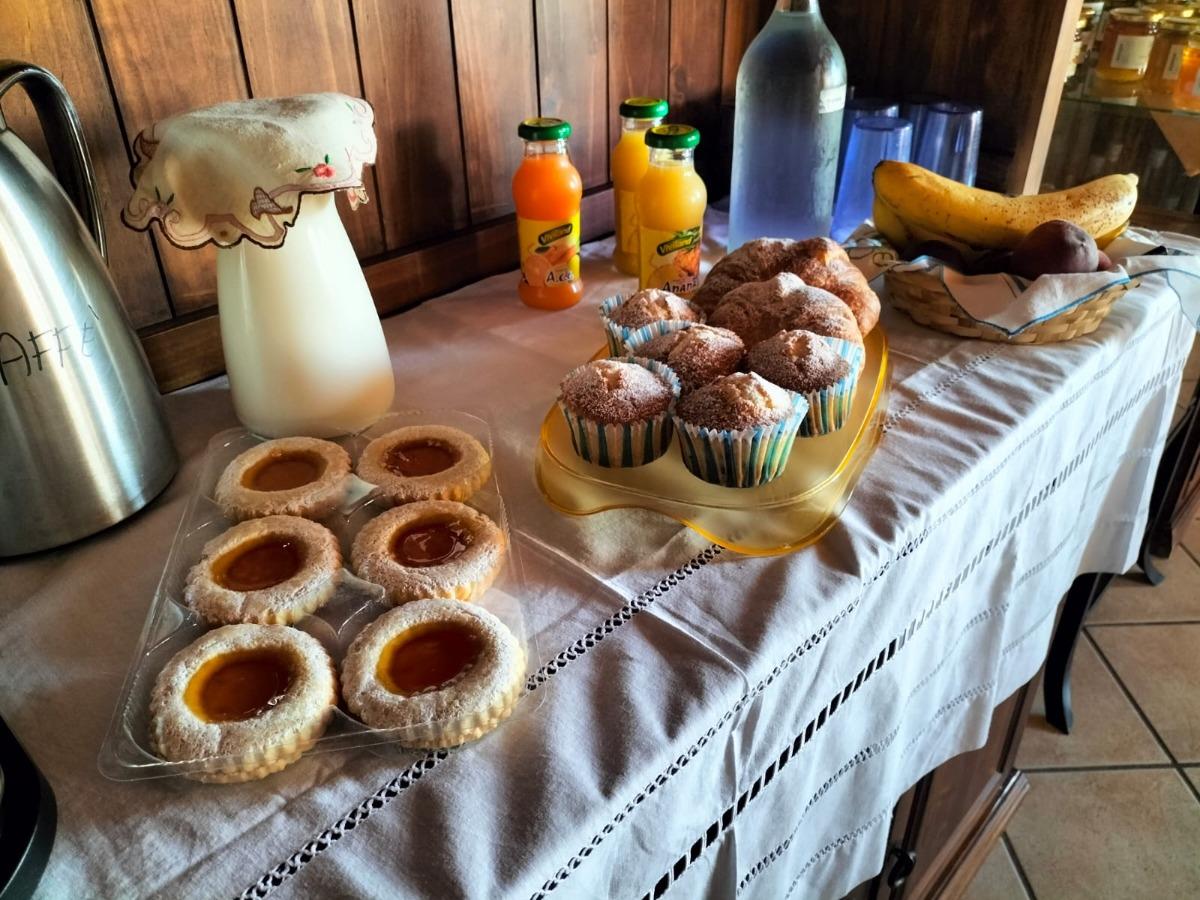 La colazione di LE TRE ROSE DELL'ETNA