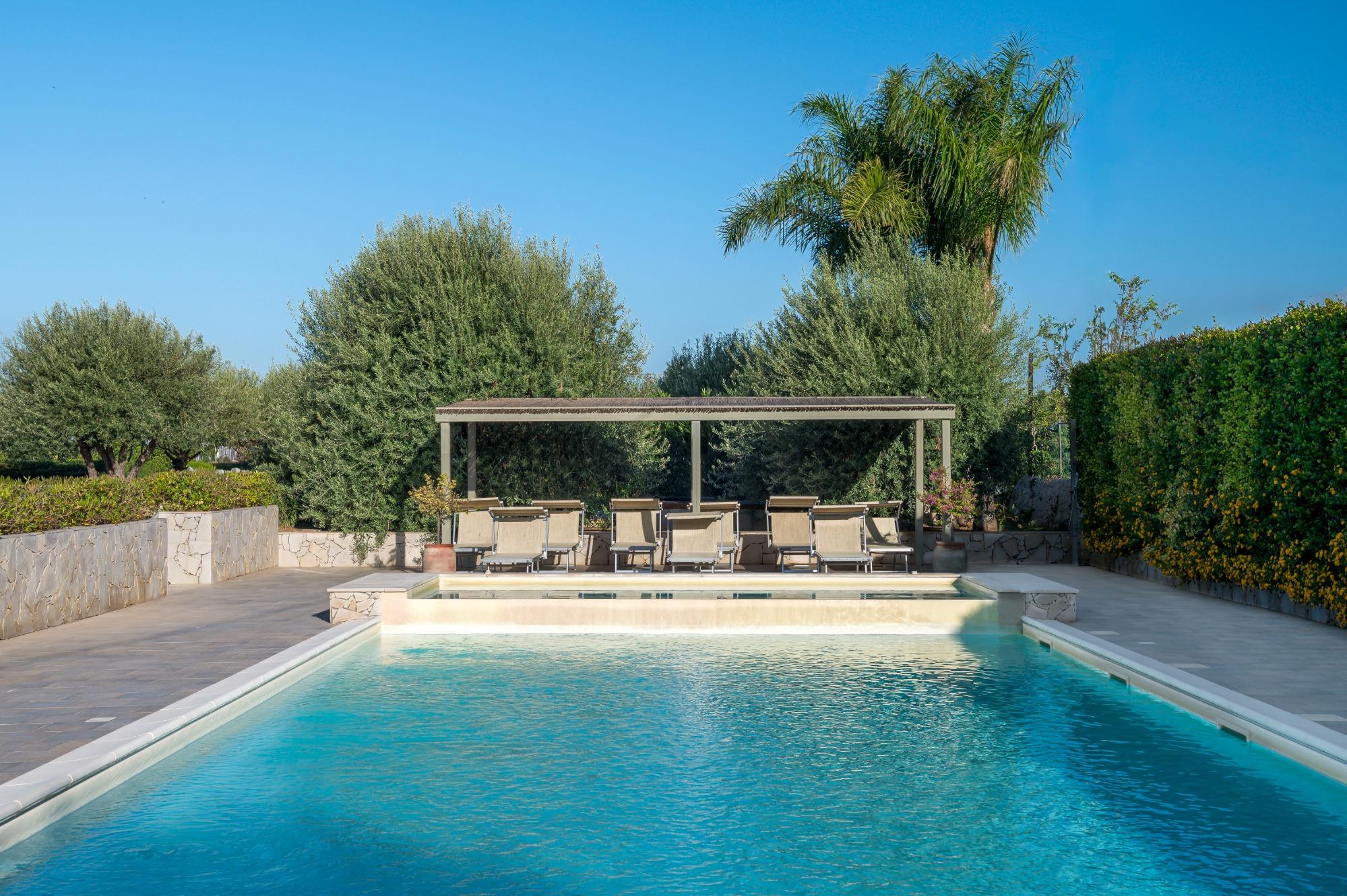 Piscina con acqua dolce