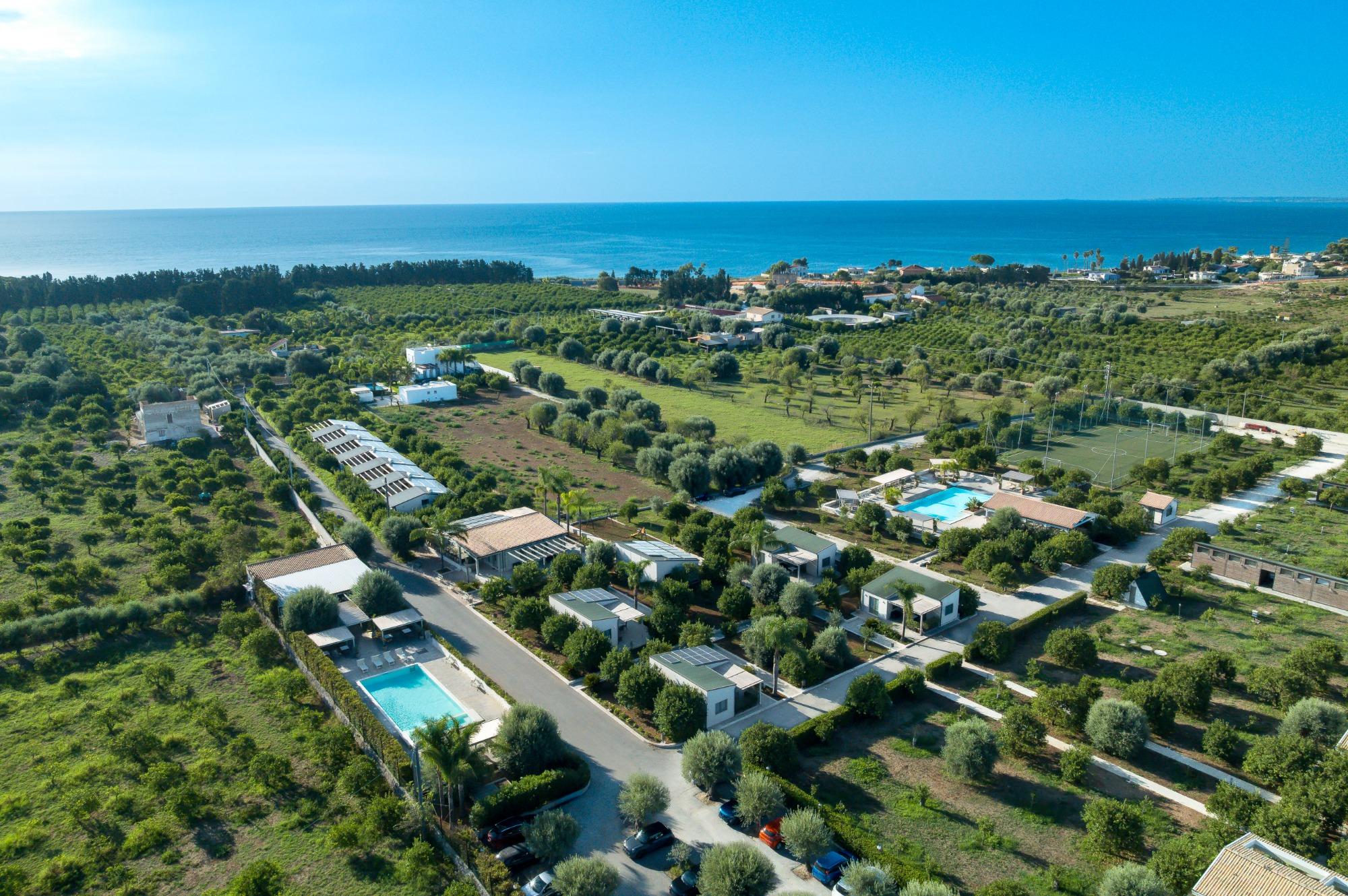 Vista aerea del Resort