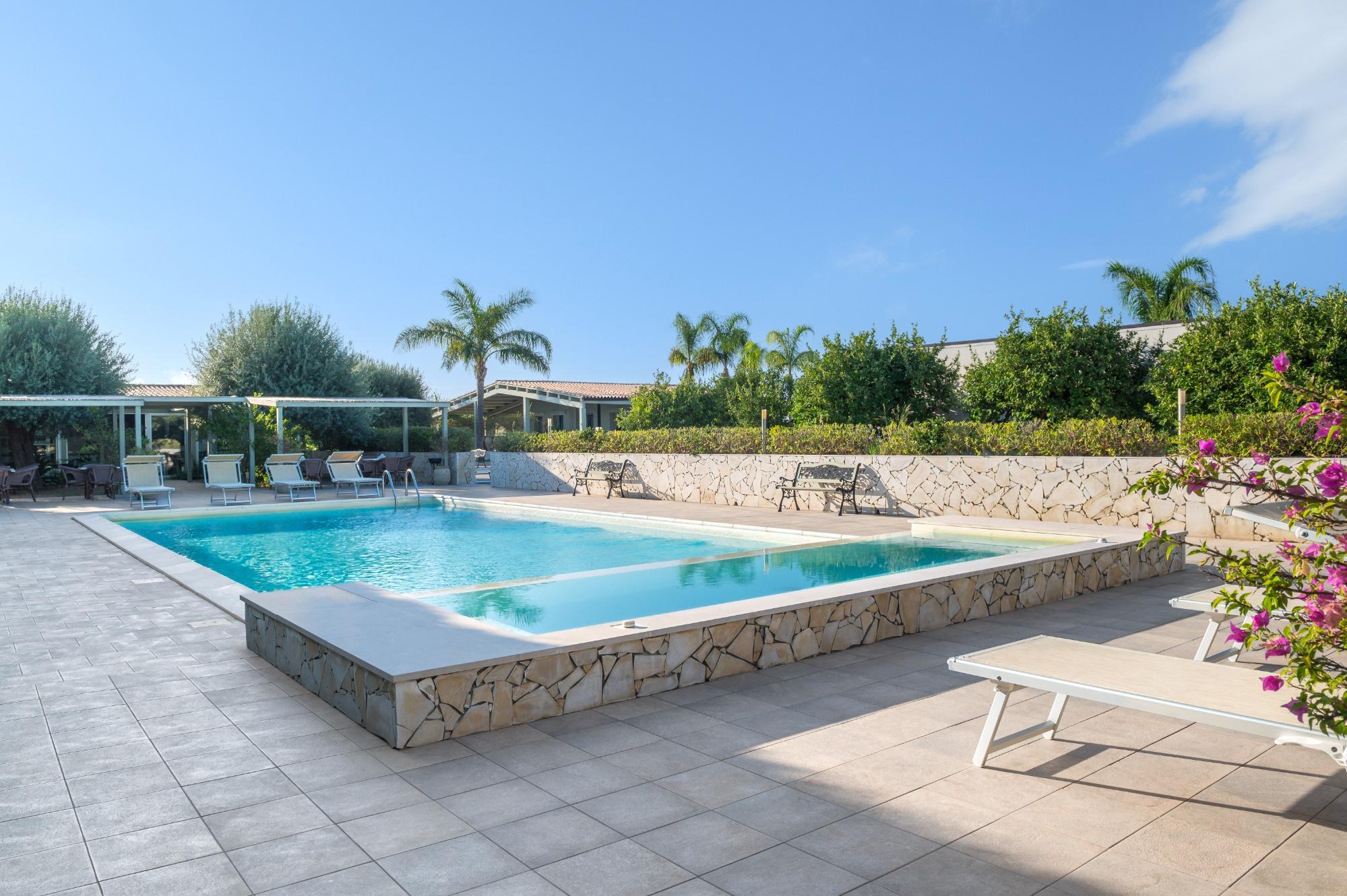 Piscina con acqua dolce