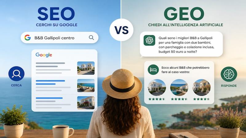 Dalla SEO alla GEO: cosa dovete sapere prima che qualcuno vi venda la visibilità sull'intelligenza artificiale