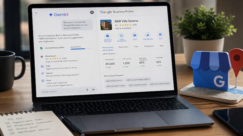Google porta il Business Profile dentro Gemini