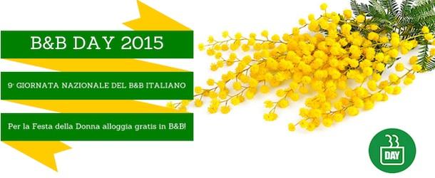 B&B DAY 2015. Sabato 7 marzo GRATIS nei B&B italiani