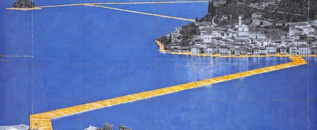 Christo si è fermato sul Lago d'Iseo: The Floating Piers