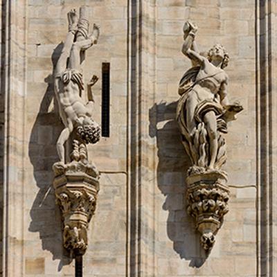 Un dettaglio del Dumo di Milano