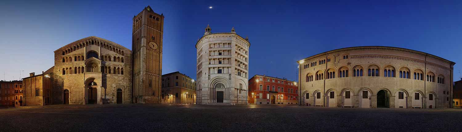 Parma - Piazza Duomo e Battistero