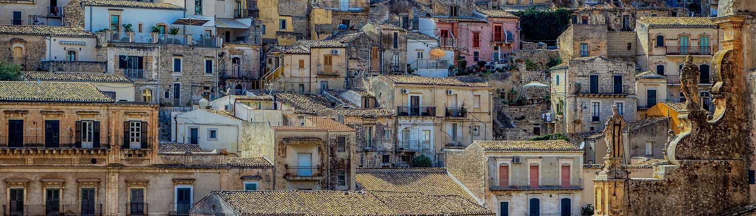 Modica - Panorama da San Pietro