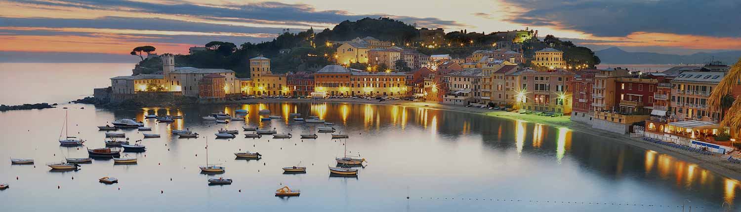 Sestri Levante - Panorama al tramonto