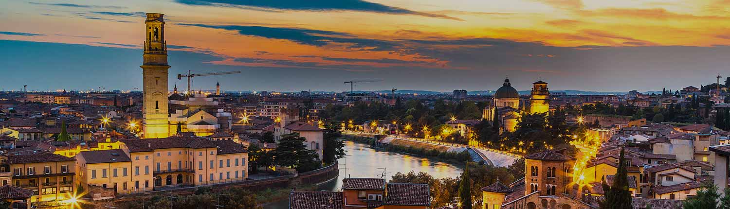 Verona - Panorama con la Torre dei Lamberti