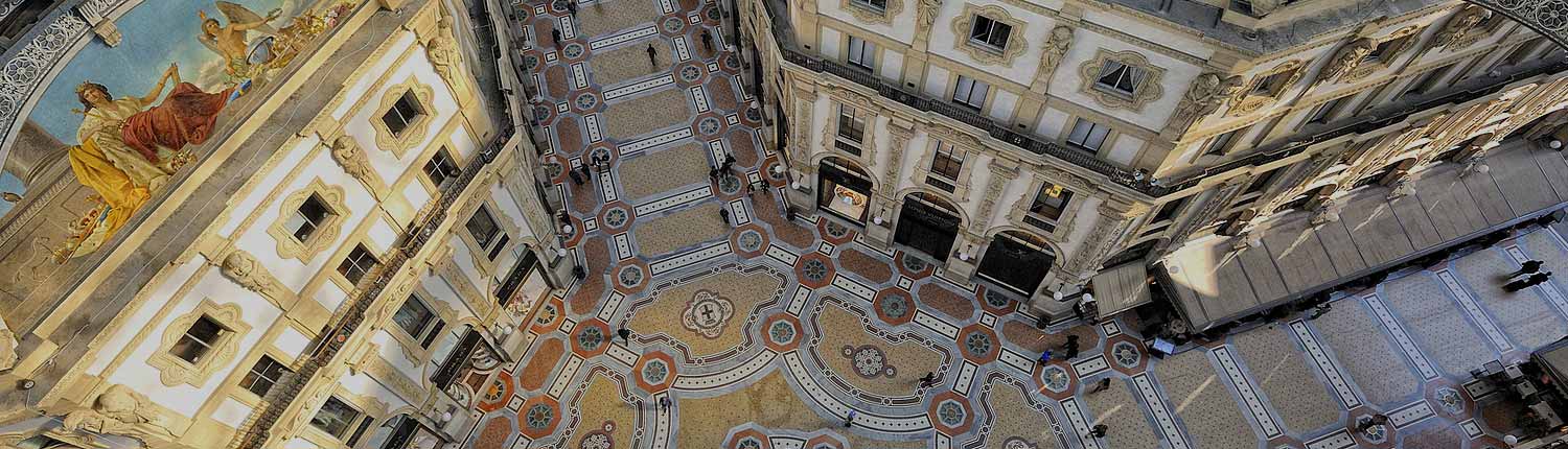 Milano - Galleria Vittorio Emanuele dall'alto