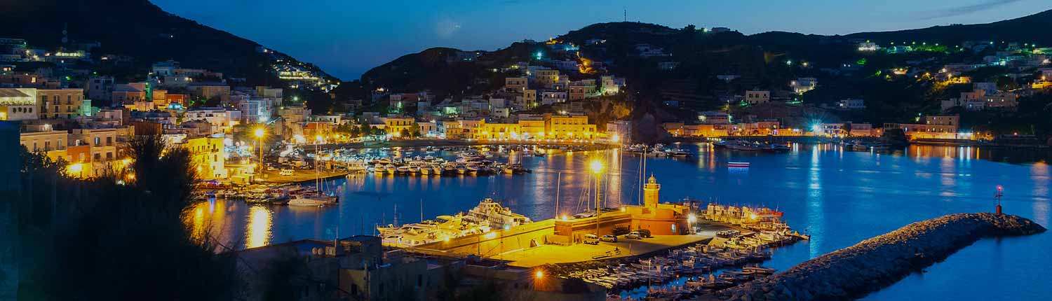 Ponza - Panorama al tramonto