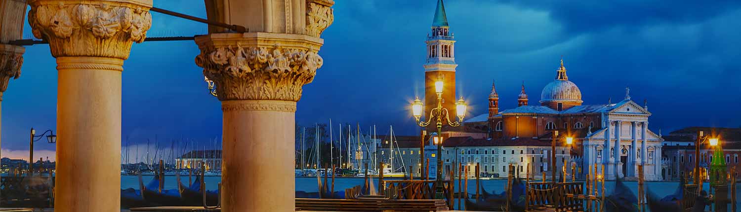 Venezia - Vista della Basilica di San Giorgio Maggiore da Piazza San Marco