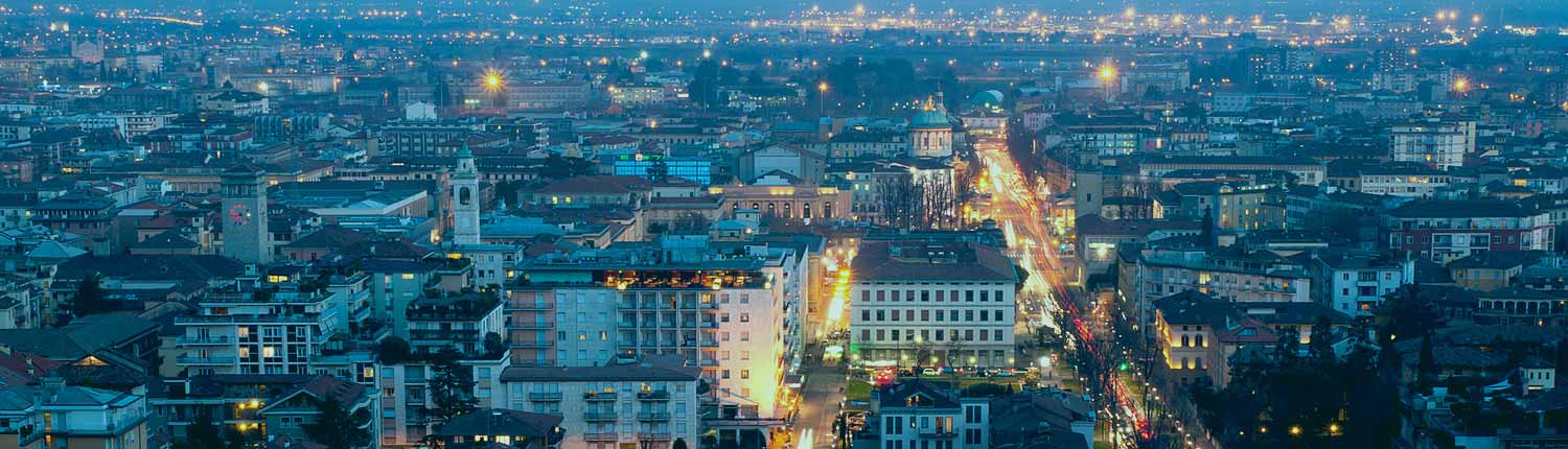 Bergamo - Panorama notturno