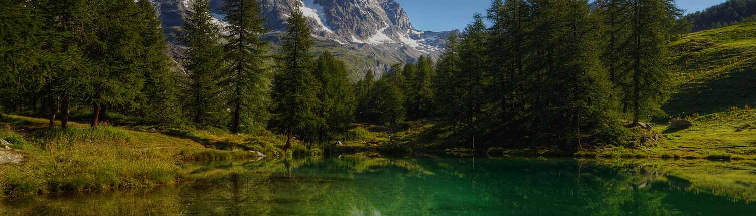 Lago Blu e Monte Cervino