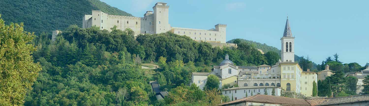 Spoleto - La Rocca e il Monteluco