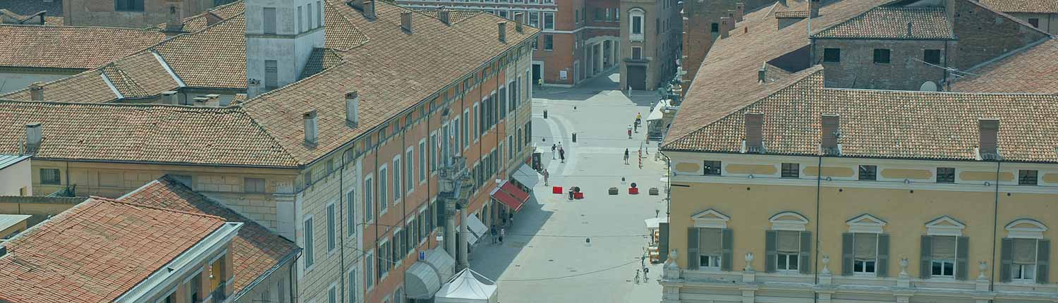 Ferrara - Panorama da palazzo Este