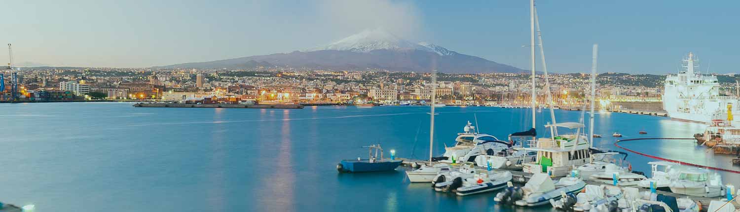 Catania - Panorama dal Porto