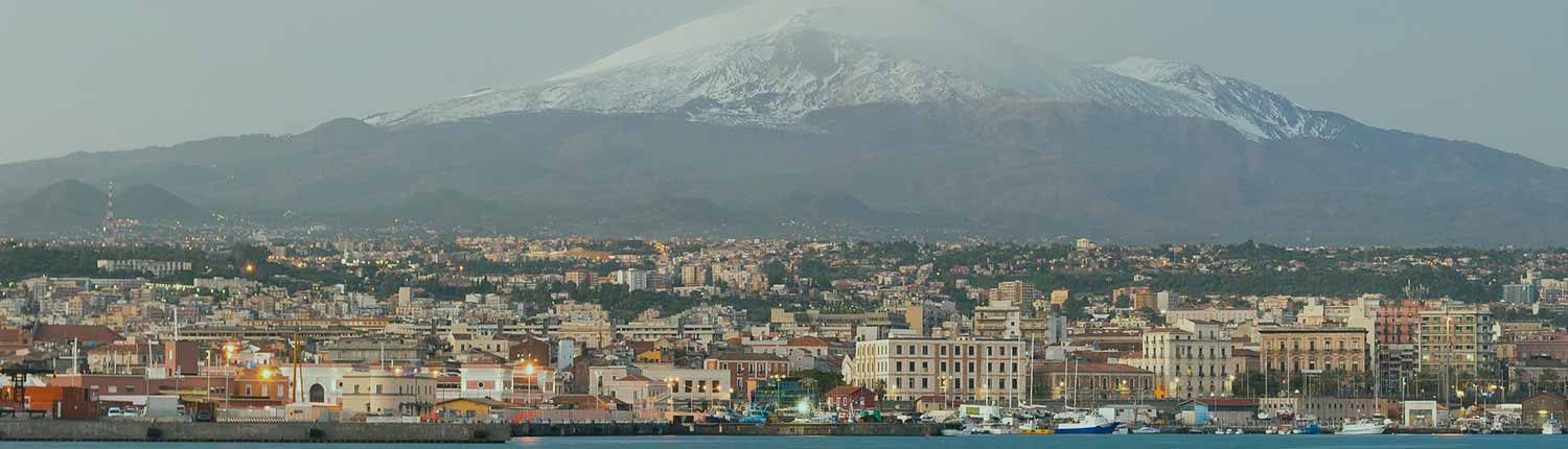 Catania - Panorama e Etna