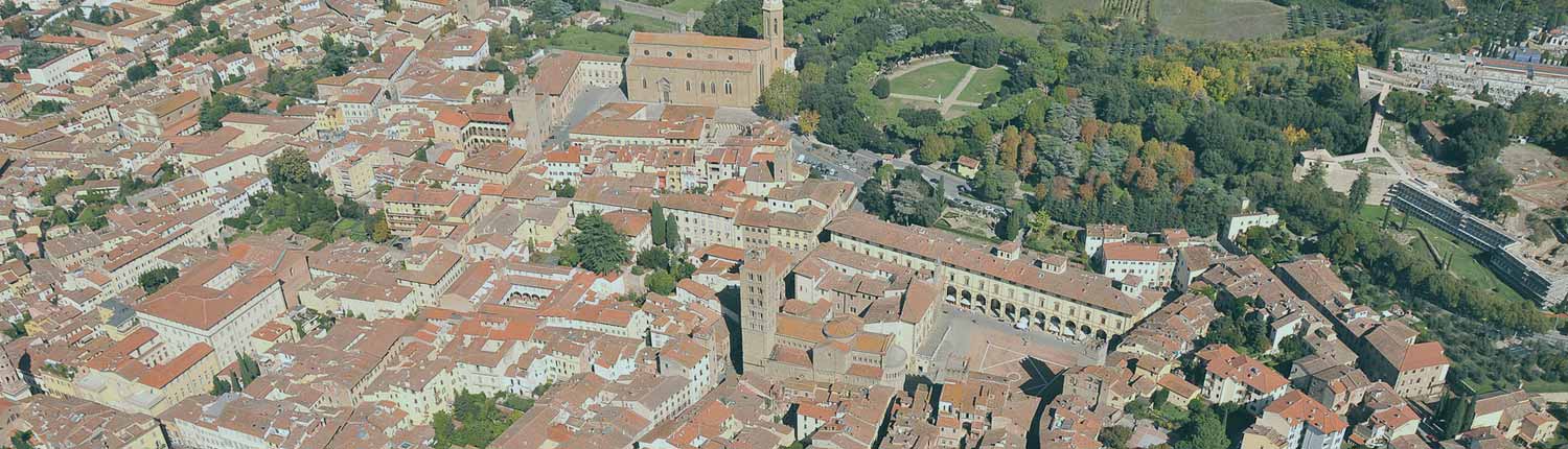 Arezzo - Panorama aereo