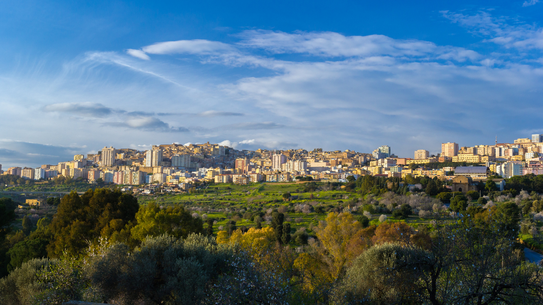 Panorama di Agrigento -