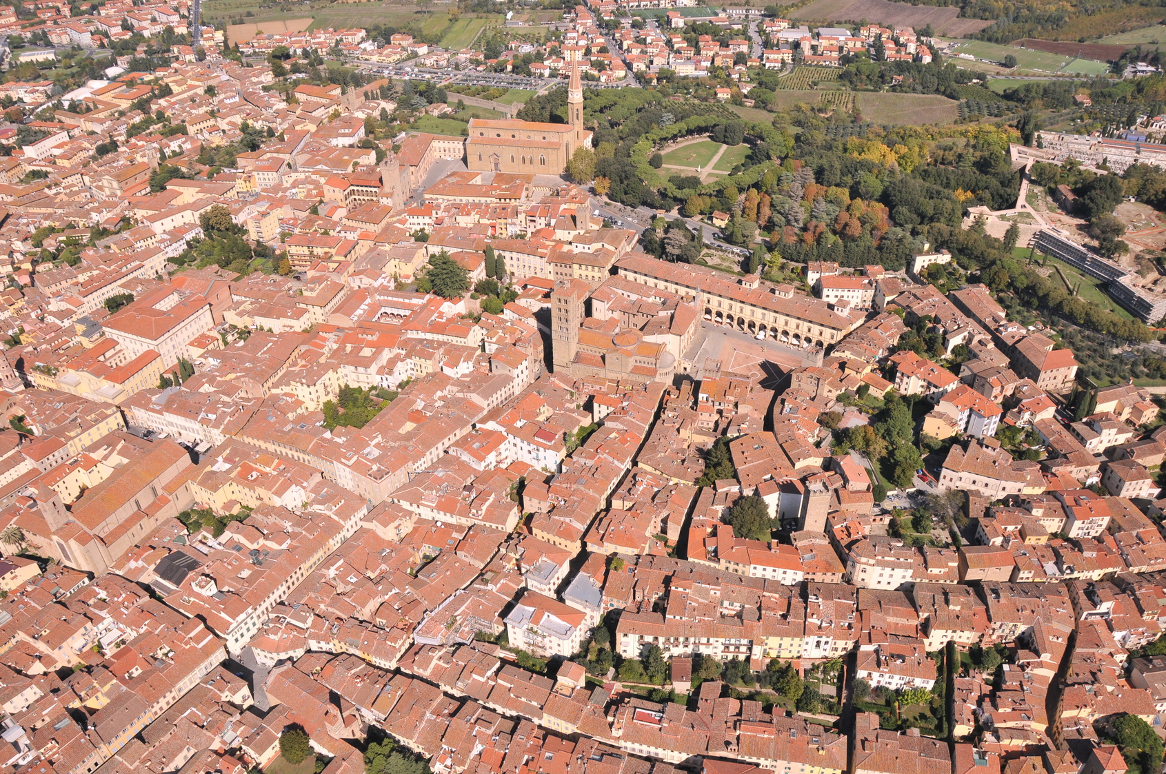 Arezzo - Panorama aereo ©Fotolia