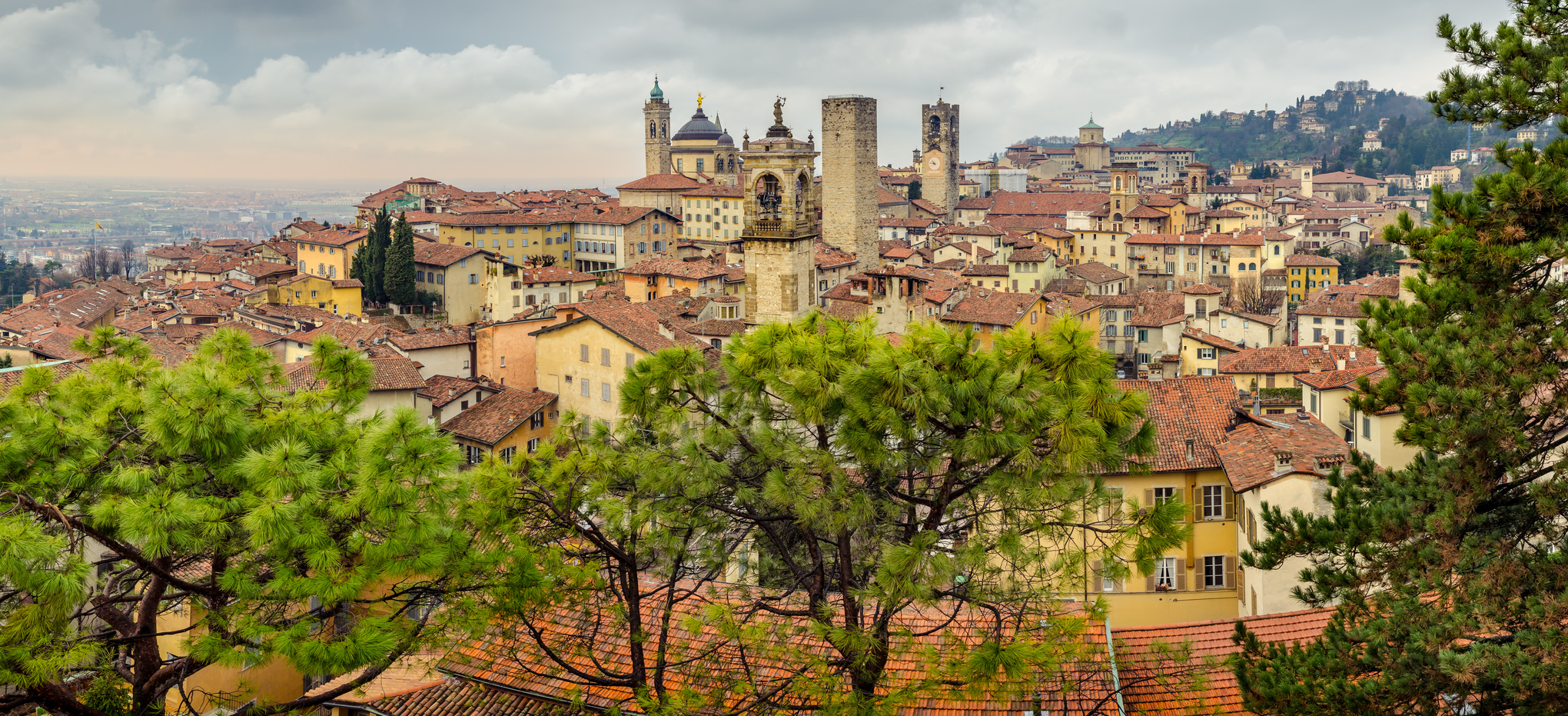 Bergamo - Panorama della città vecchia - 