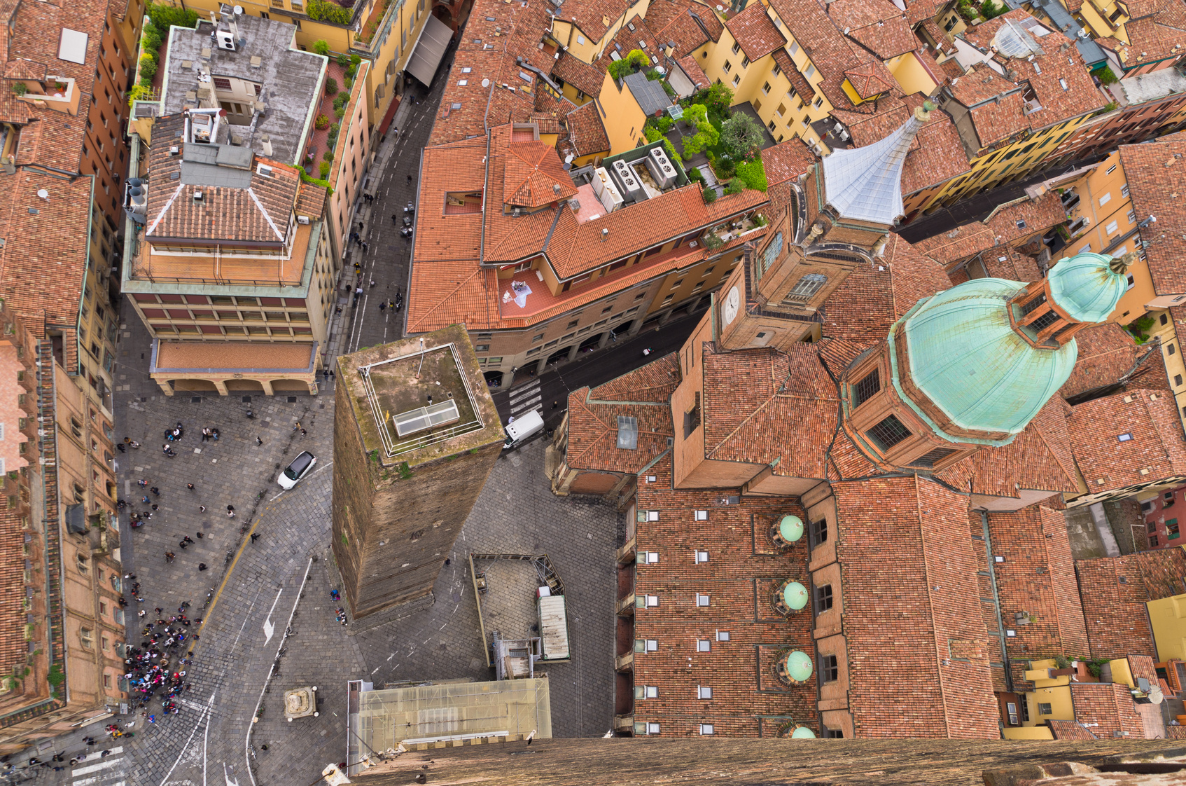 Bologna - Torri dall'alto - 
