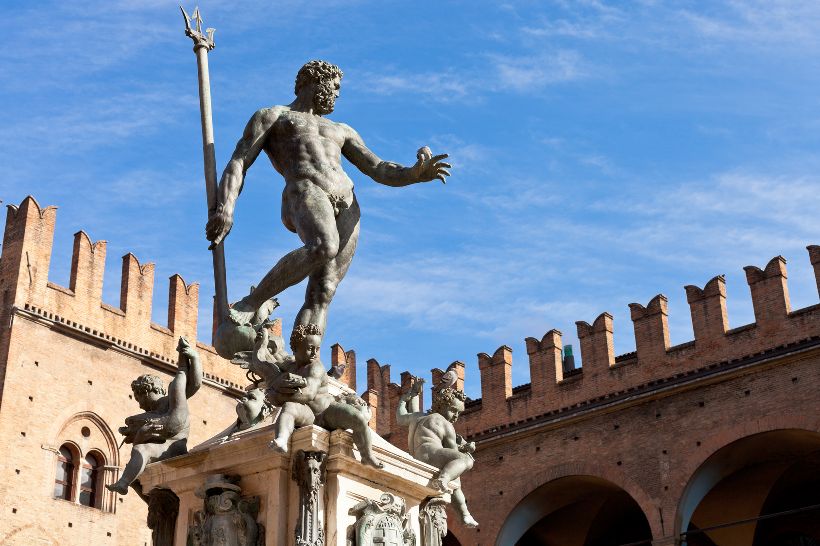 Bologna - Statua di Nettuno - 
