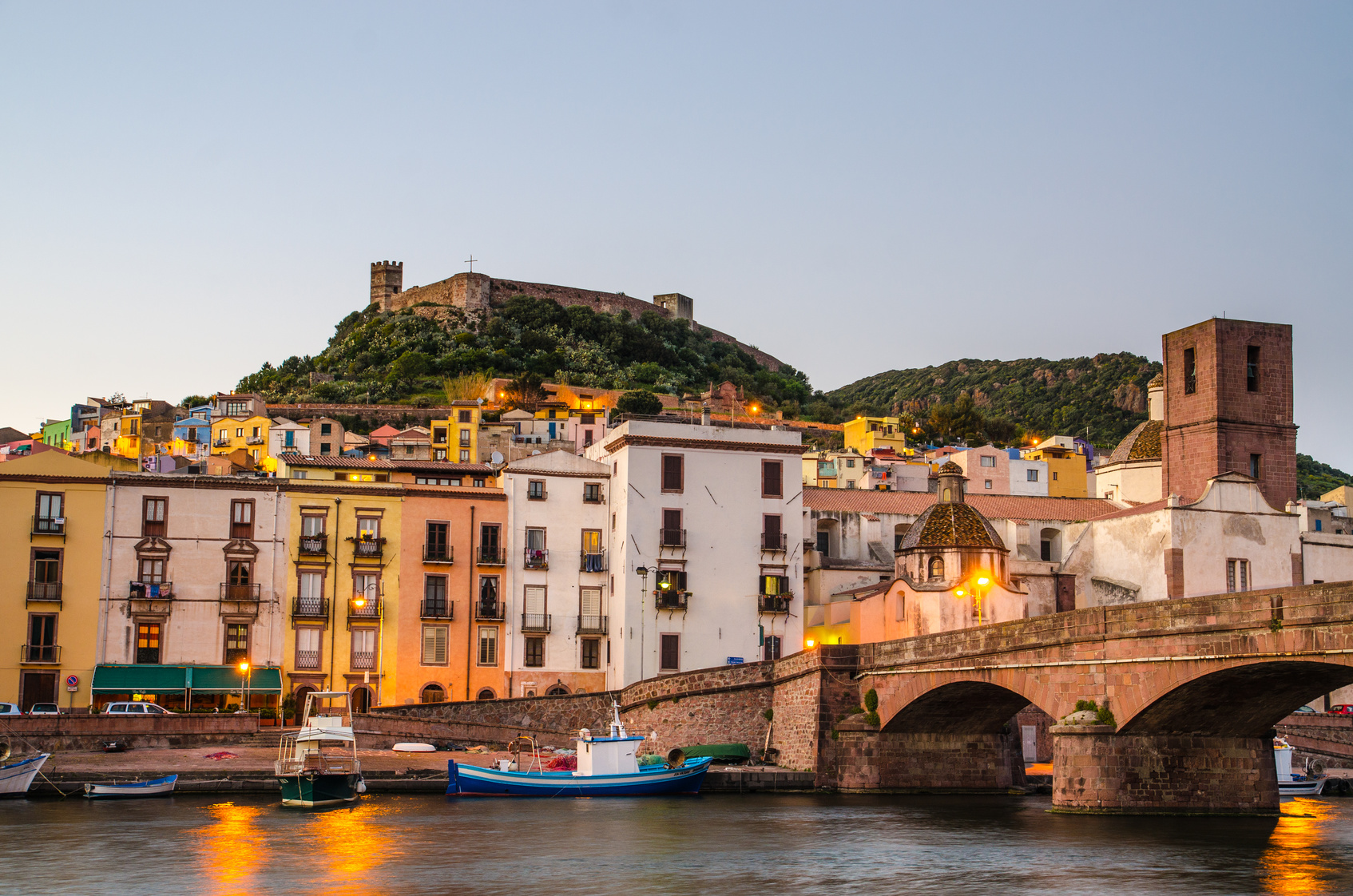 Bosa e il vecchio castello -
