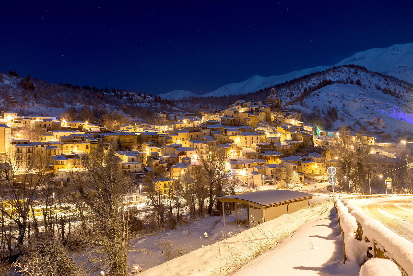 Camarda - Panorama notturno -