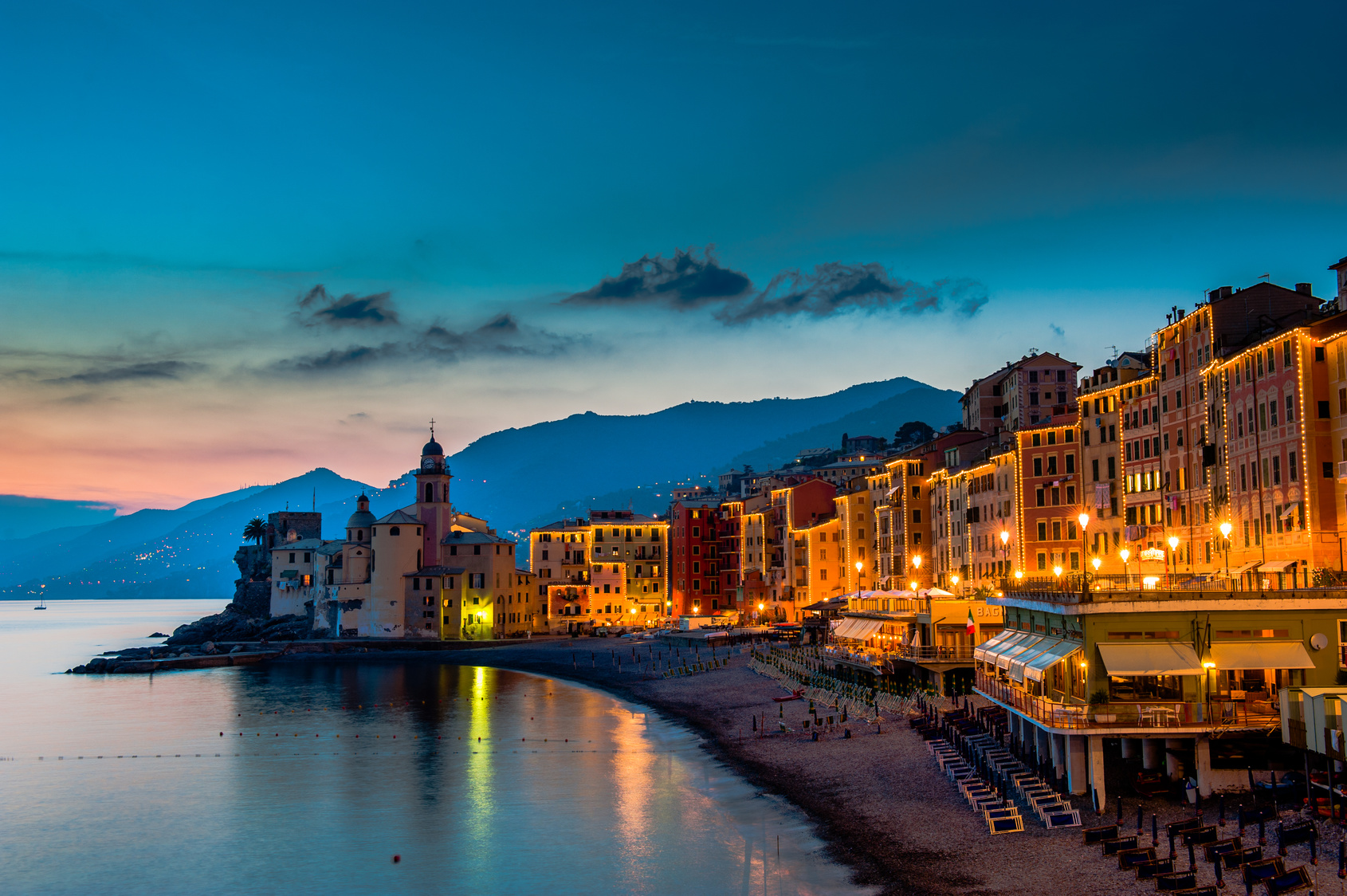 Camogli - Panorama al Tramonto ©Fotolia