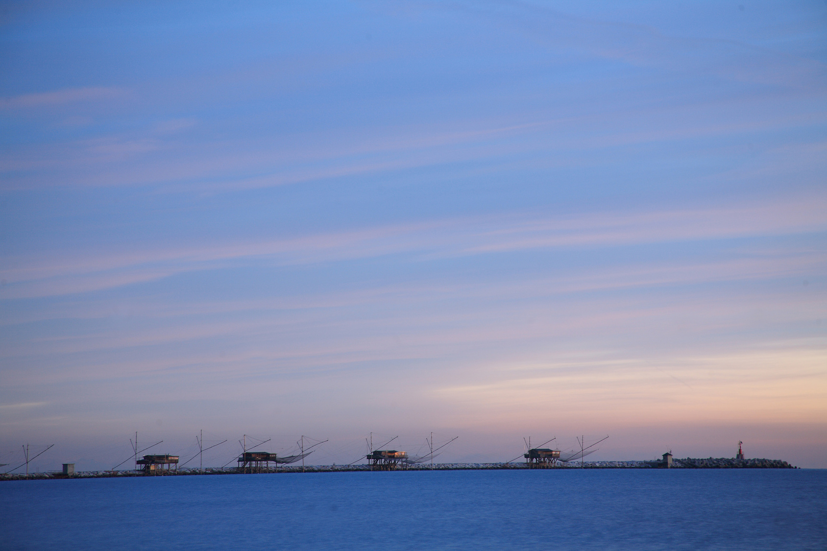Chioggia - alba sul delta del Po - 