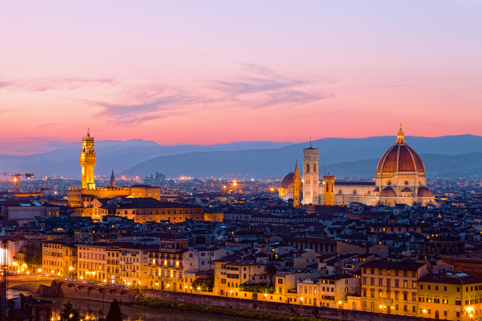 Firenze - Panorama al tramonto -