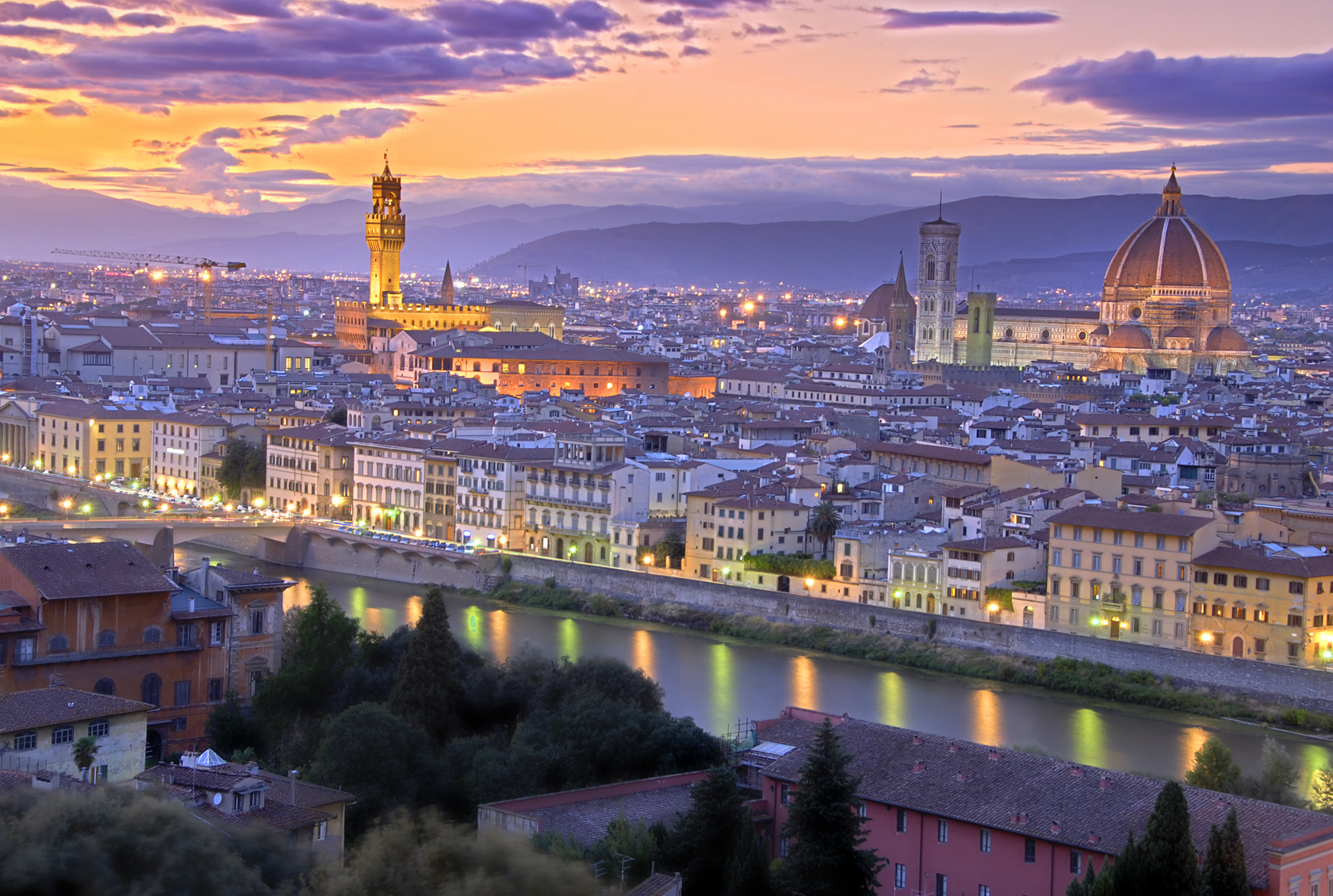 Firenze - Panorama al Tramonto - 