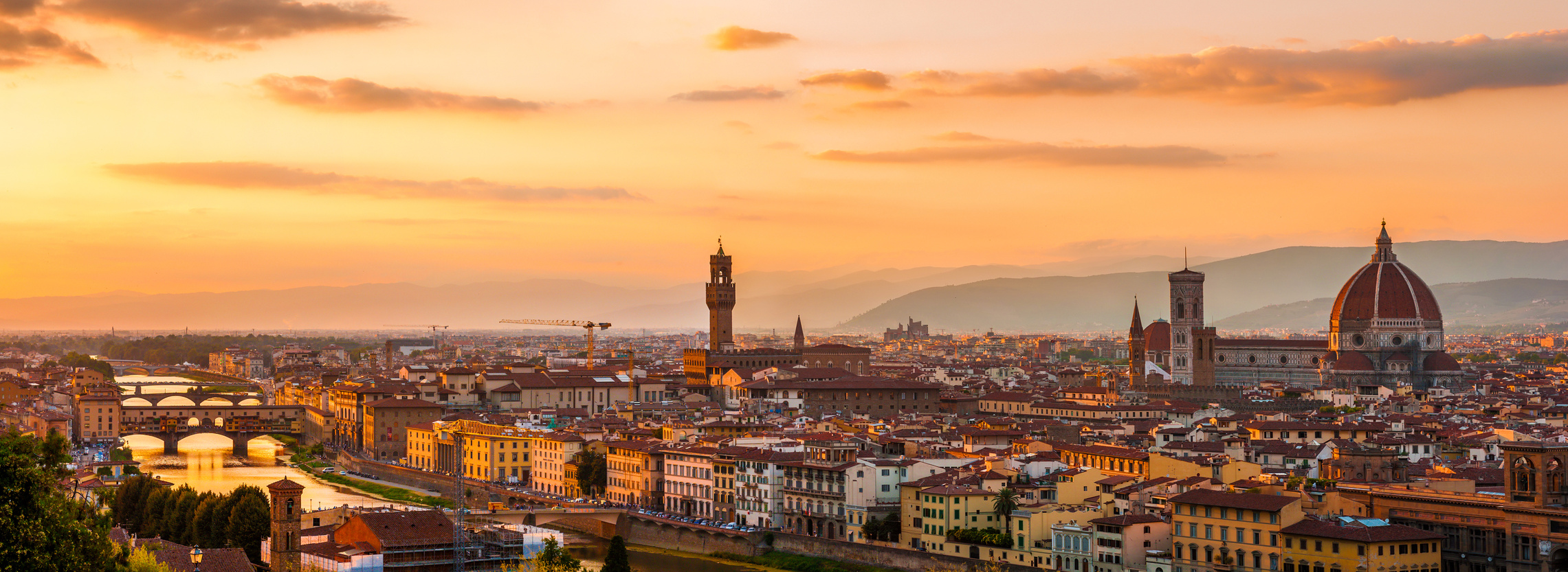 Firenze - Panorama al tramonto -