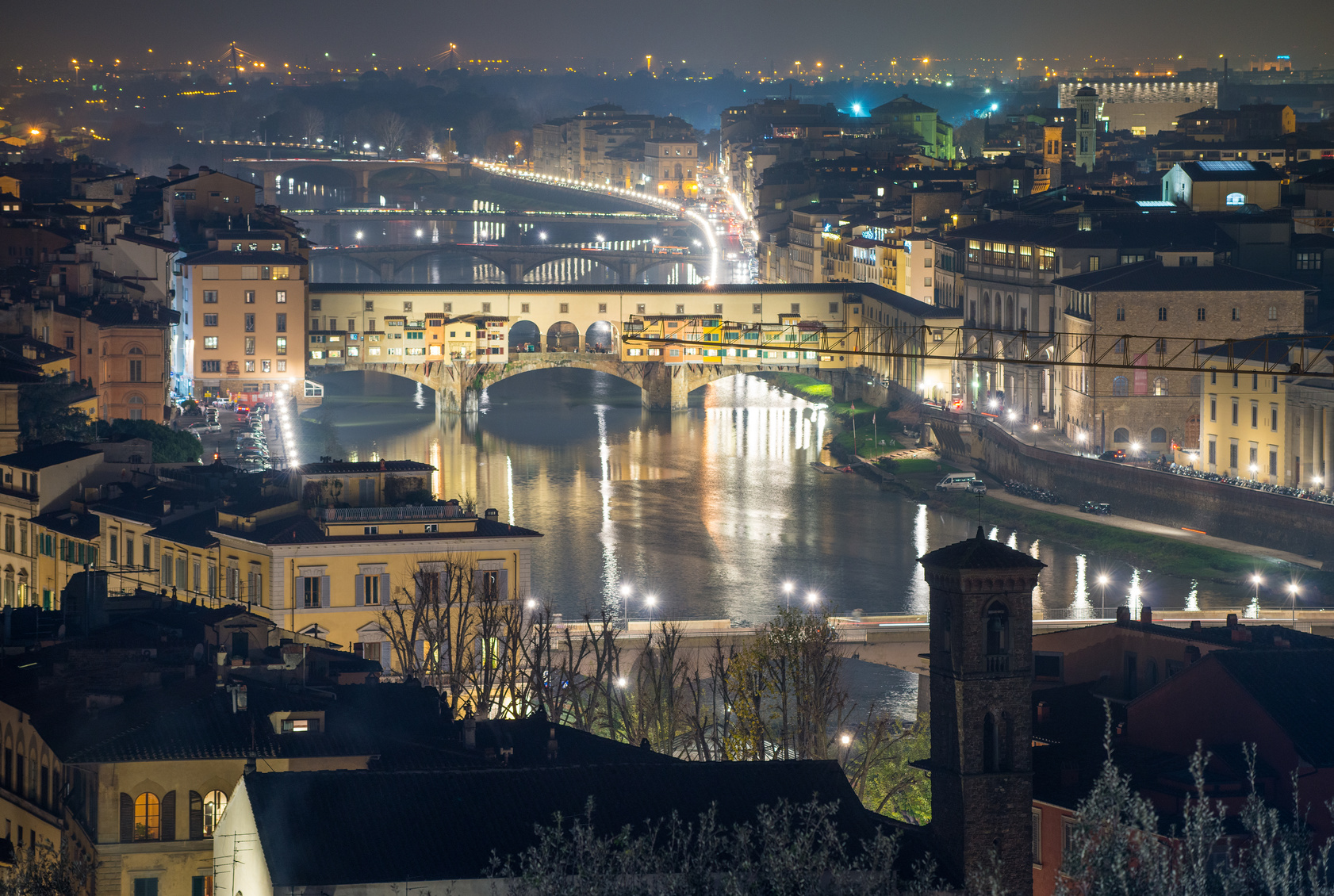Firenze - Panorama notturno - 