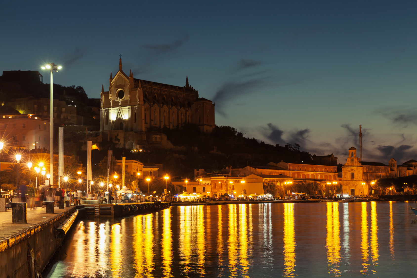 Gaeta - Panorama notturno -