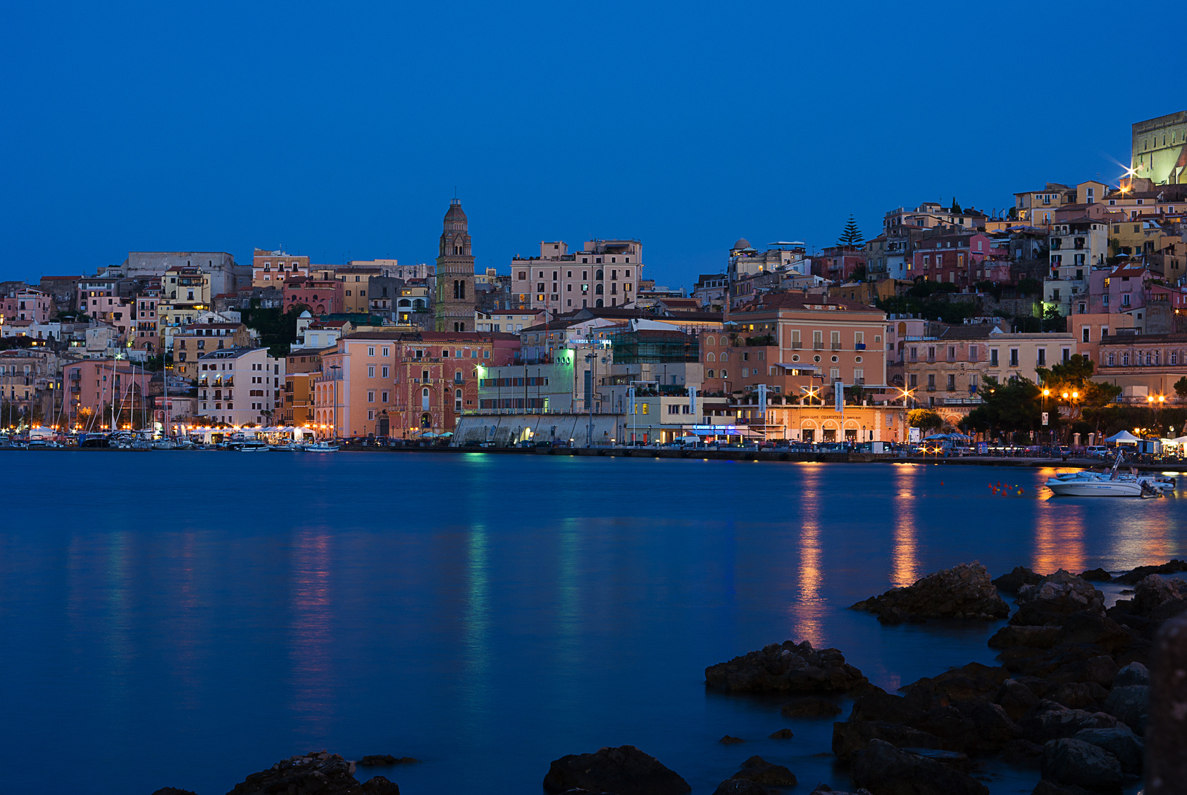 Gaeta - Panorama al tramonto -