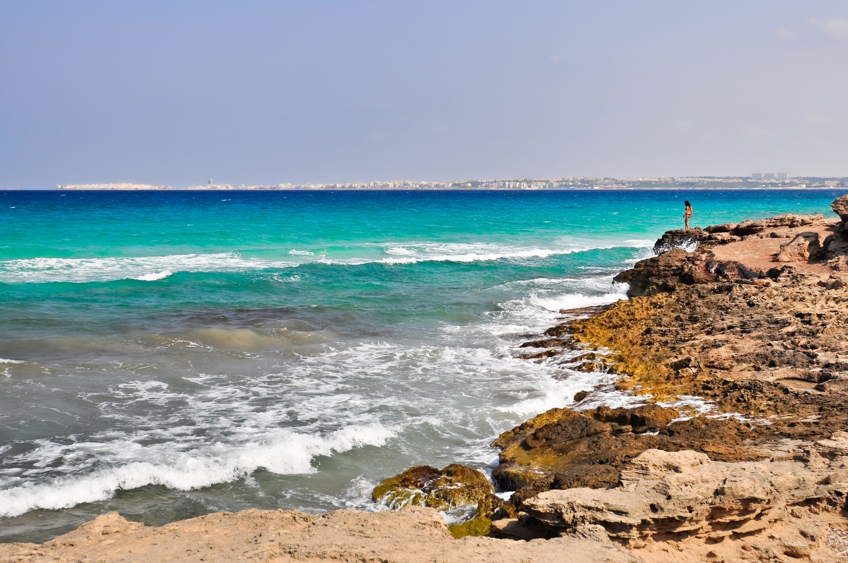 Vista di Gallipoli da Punta della Suina - 