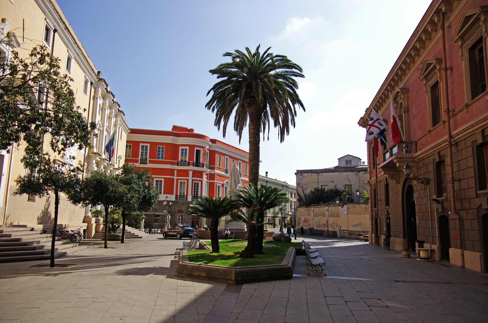 Oristano - panorama del centro - 