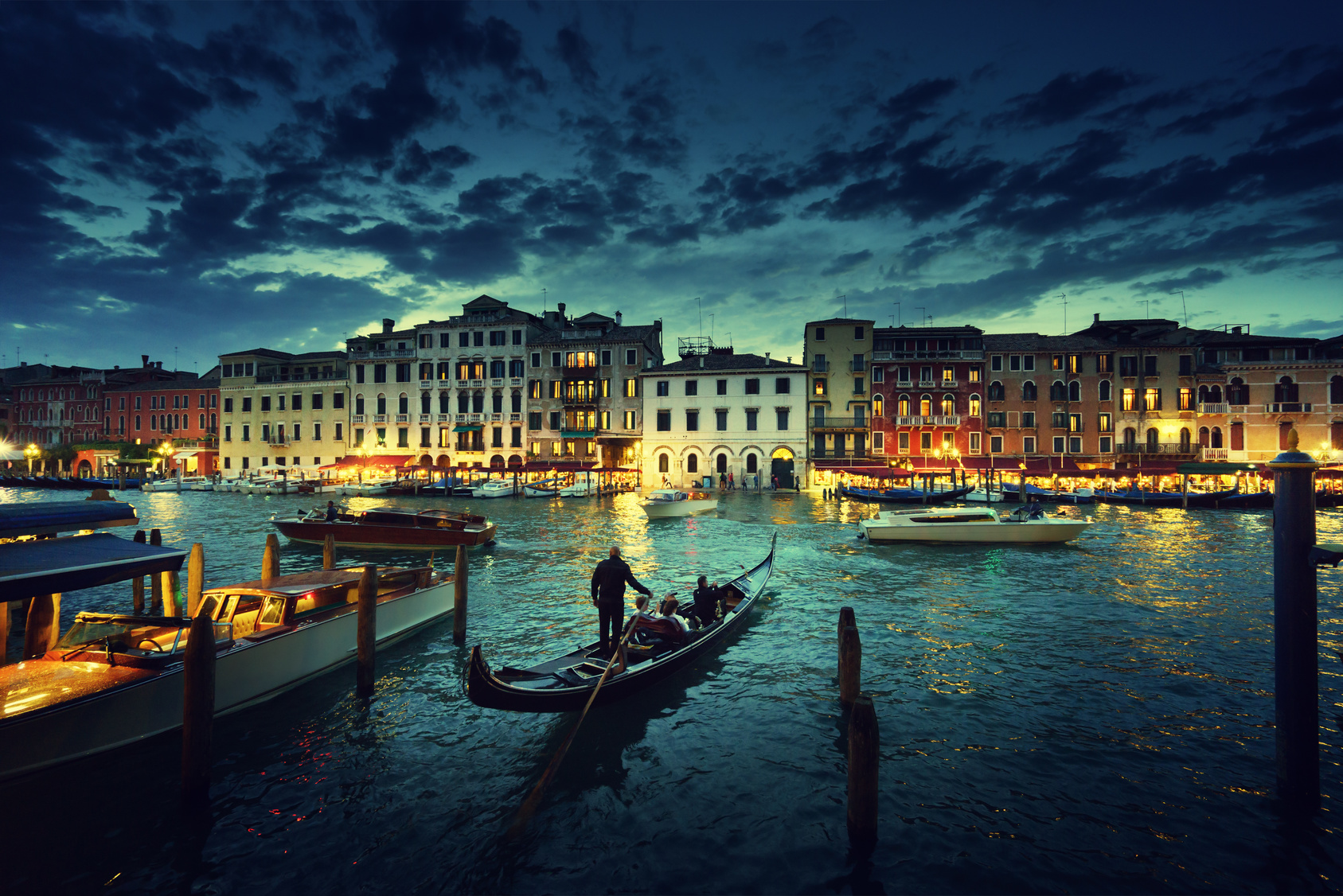 Venezia - Canal Grande al tramonto -