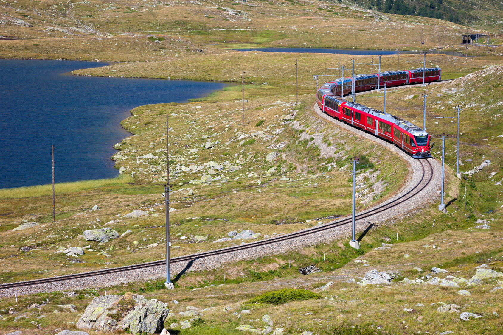 Tirano - Trenino Rosso del Bernina - Ferrovia Retica ©Fotolia