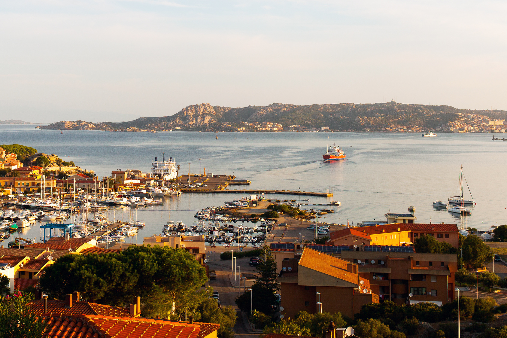Palau - panorama del porto -