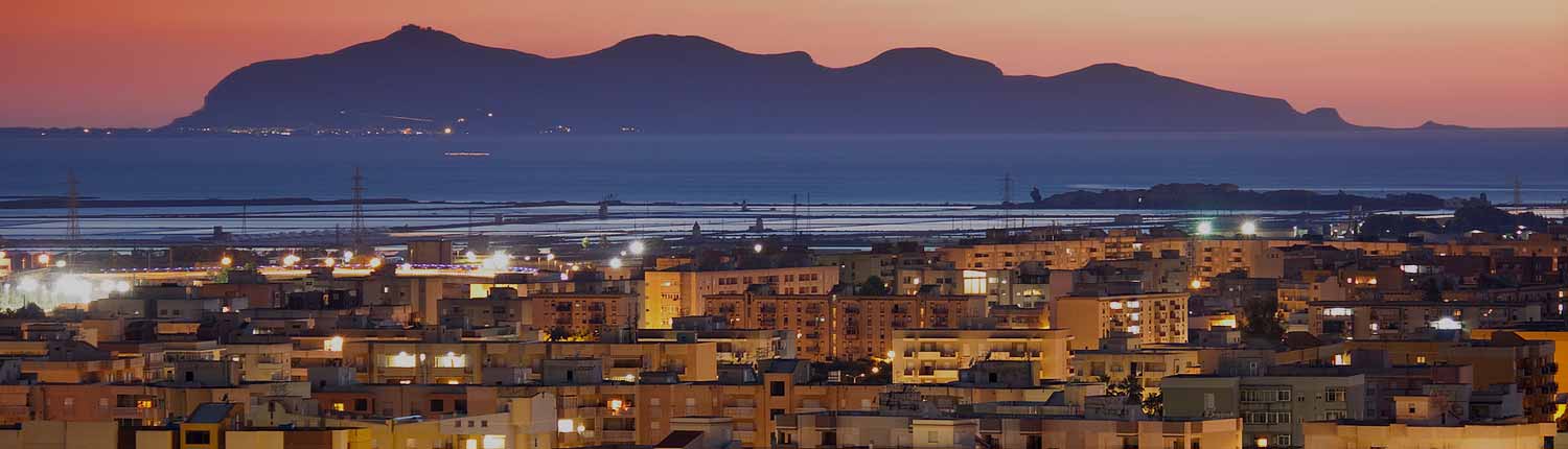 Favignana vista da Trapani